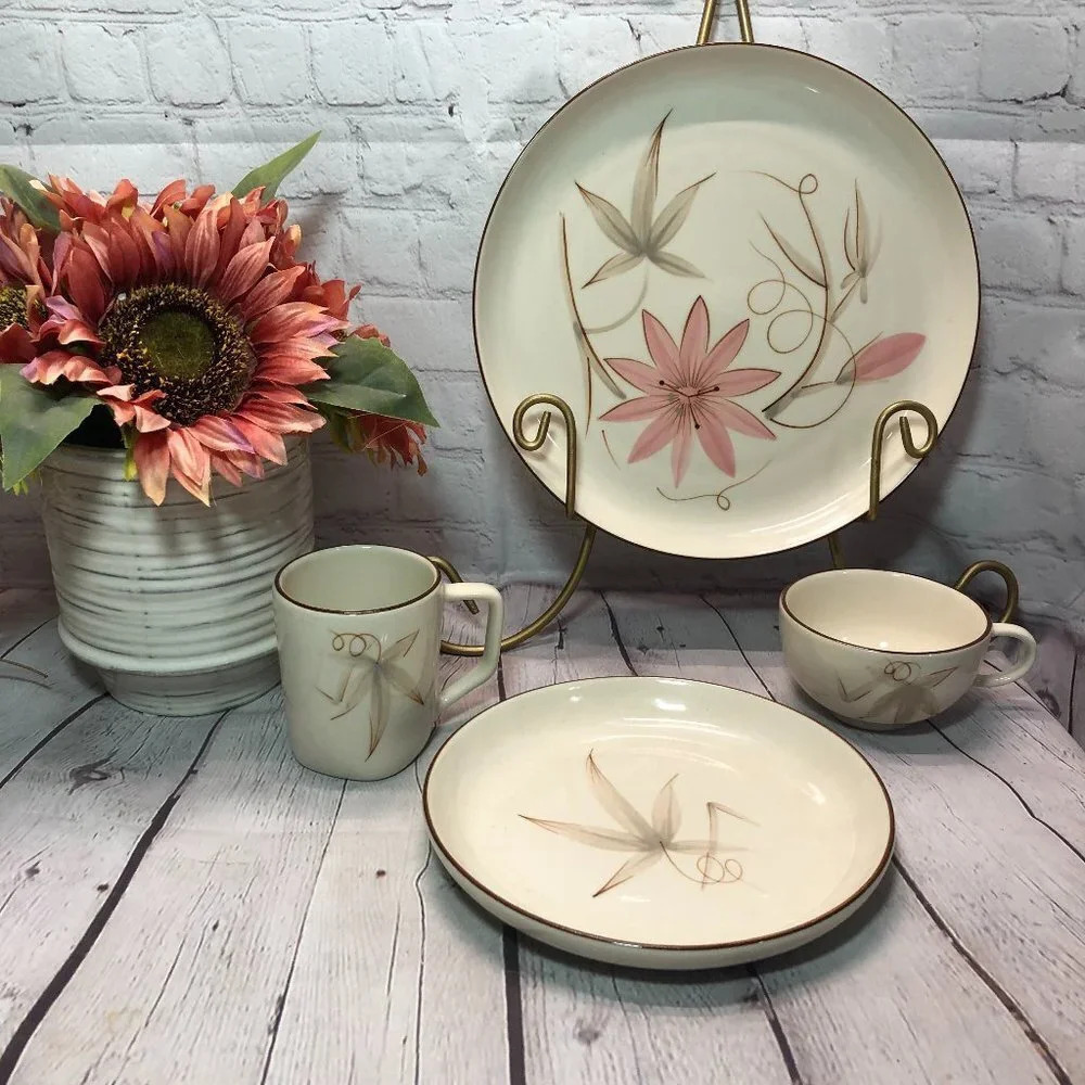 vintage mid century modern Winfield Dinnerware true porcelain fine china
